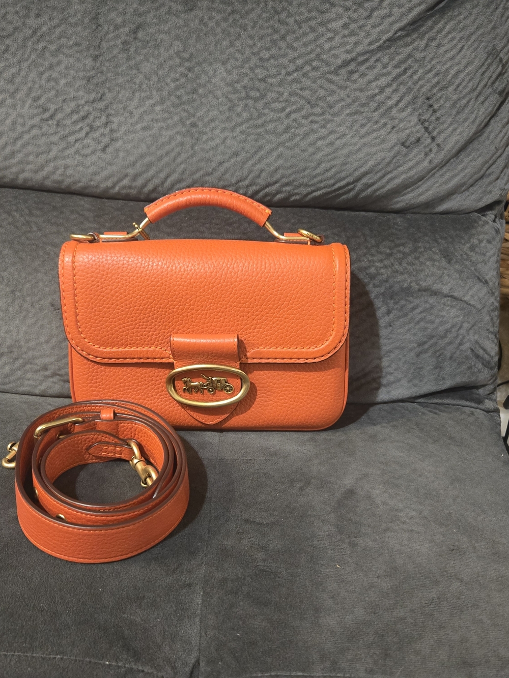 Coach Riley 22 Mango - Picture 2 of 8